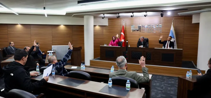 Hacılar Belediye Meclisi'nde yılın son toplantısı yapıldı