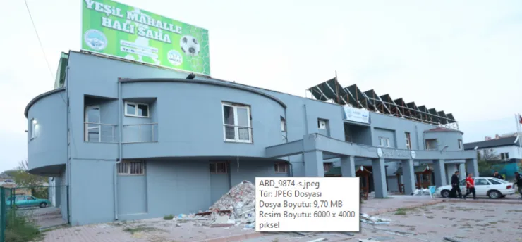 Kaymek Yeşil Mahalle Tesisleri Yenileniyor