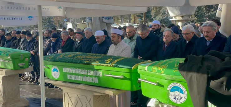 Kayseri Gönüllü Kültür Kuruluşları Derneği Başkanı Ahmet Taş son yolculuğuna uğurlandı