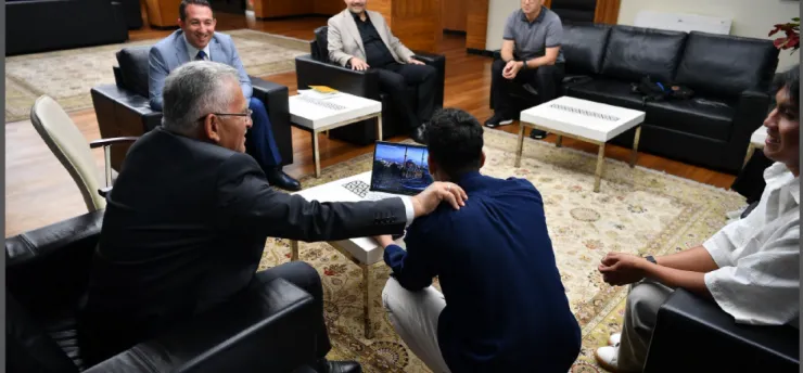 Kayseri'yi Tanıtan Endonezyalı Öğrenciler Ağırlandı
