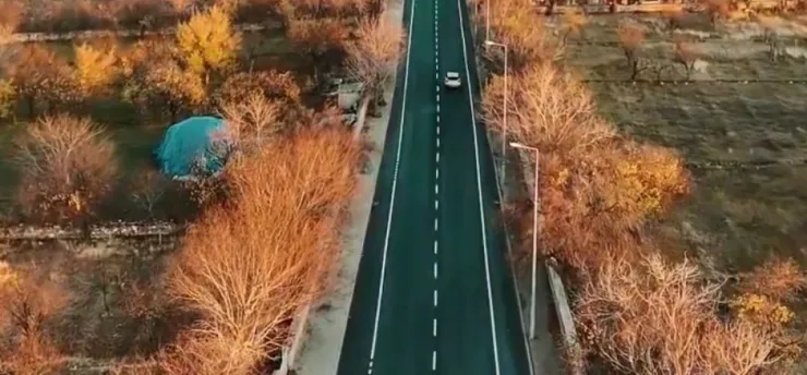 Melikgazi Belediyesi'nden Gesi asfalt ve peyzaj çalışması