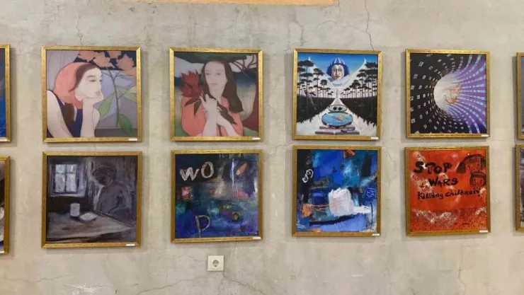 'Daha güzel bir dünya için Savaşa Hayır' sergisi açıldı