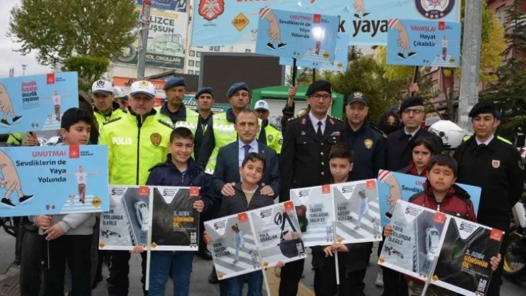 'Yayalar için 5 adım mottosu' etkinliği düzenlendi