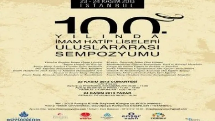 100. YILINDA ULUSLARARASI İMAM HATİP LİSELERİ  SEMPOZYUMU-3