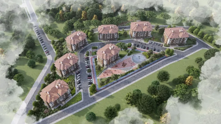 115 dairelik Yahyalı Yeni TOKİ Konutları İnşaatı devam Ediyor