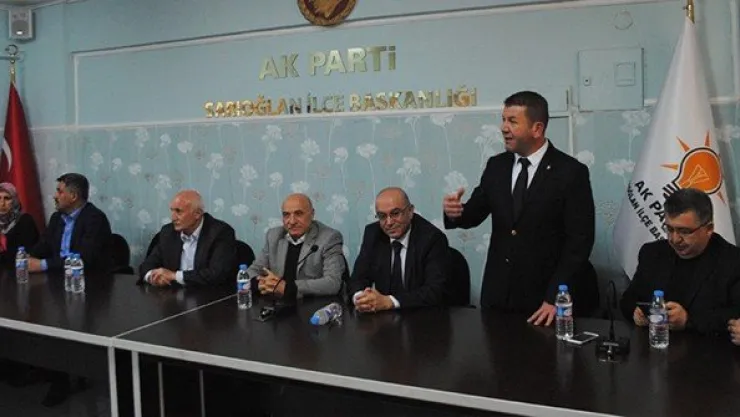 Ak Parti heyeti ilçeleri ziyaret etti