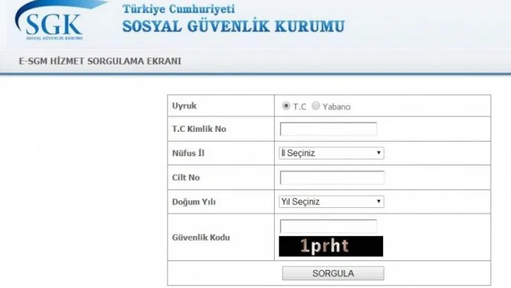 E-Devlet Kapısında Online Olarak SGK Hizmet Dökümü Alma İşlemleri Adım Adım