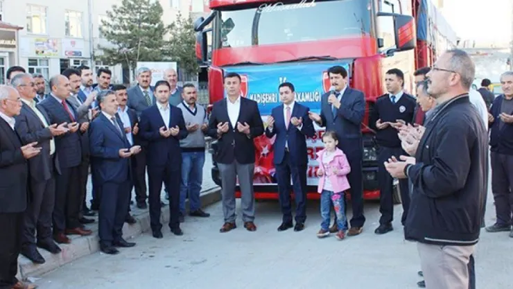 Kadışehri'nden Bayırbucak Türkmenleri'ne yardım