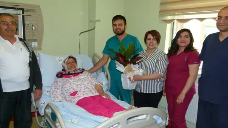 63 yıllık ilçede ilk ameliyat