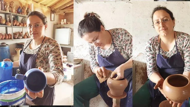 &quotElinin çamuru&quotyla ihracat yapıyor