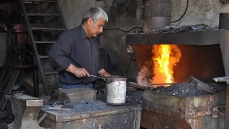 Kayserili demirci Beştepe'de ağırlandı