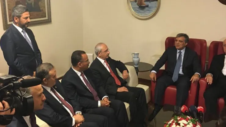 Abdullah Gül Meclis'te liderleri ziyaret etti