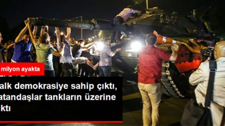 Halk milli iradeye sahip çıktı