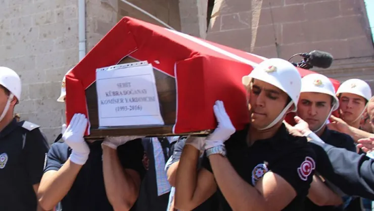 Şehidimiz Doğanay'a son görev