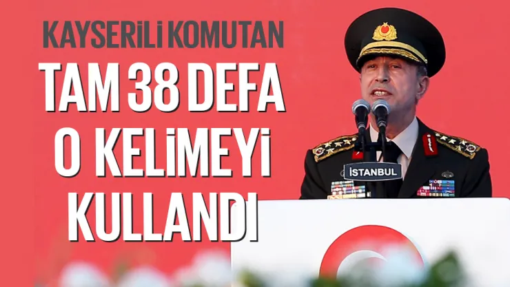 9 dakikada 38 kez 'sağolun' dedi
