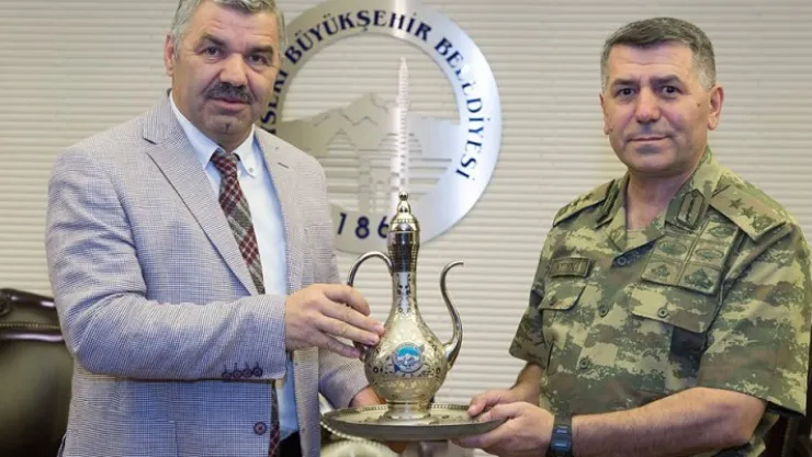 Çelik'ten Tümgeneral Aydın'a teşekkür