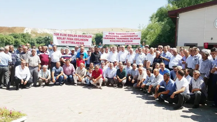 Çiftçiler ve STK'lardan Akay'a destek