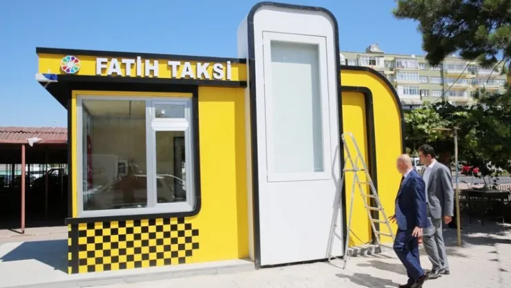 Kocasinan'da taksi durakları da güzelleşiyor