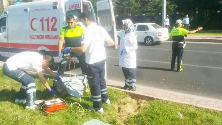 Otomobilin çarptığı yaya öldü