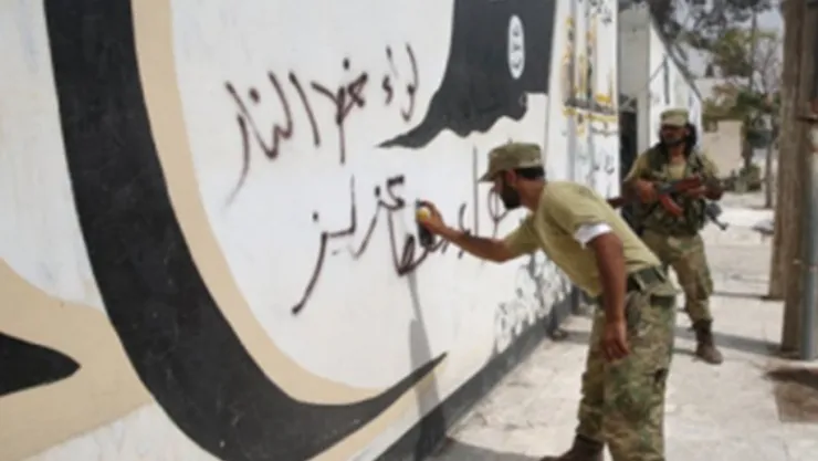 Cerablus'taki DAEŞ izleri siliniyor