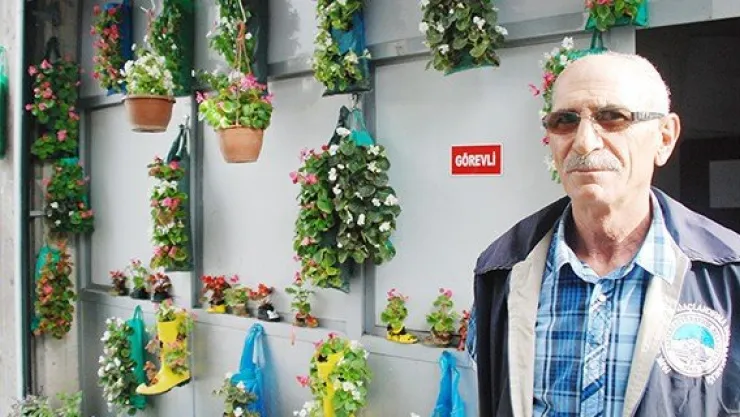 Çiçek yürekli adam