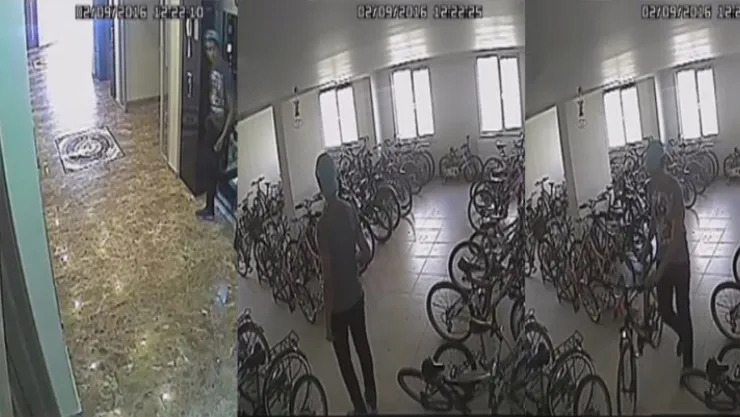 Hırsızlık anı kamerada