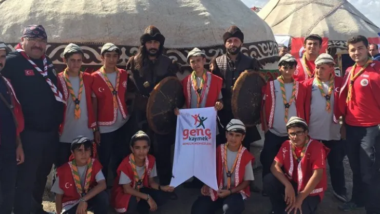 Kayserili izciler  Etnospor Festivali'ne katıldı