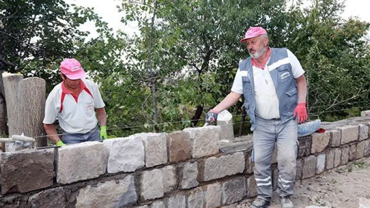 Tarihi Tablakaya'nın ilk etabında sona doğru