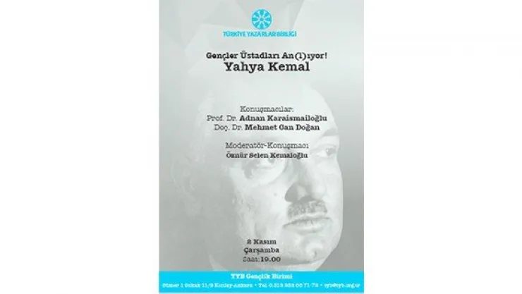 TYB'Lİ gençler Yahya Kemal'i anacak