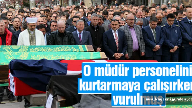 Banka müdürü personelini kurtarmaya çalışırken hayatını kaybetmiş