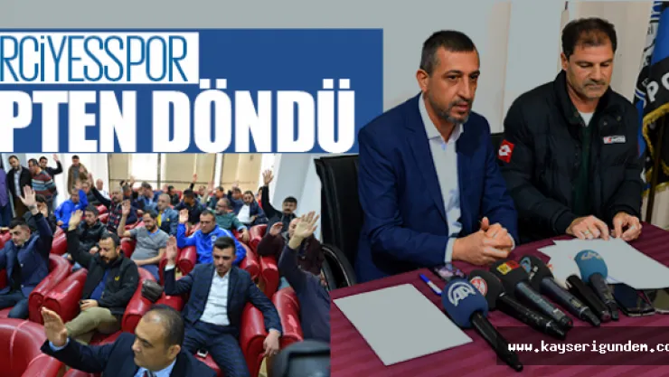 Erciyesspor ipten döndü
