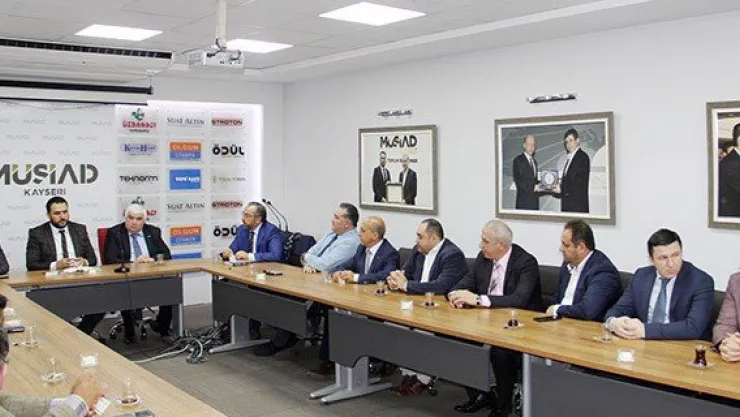 MÜSİAD Hollanda heyeti Kayseri'de temaslarda bulundu
