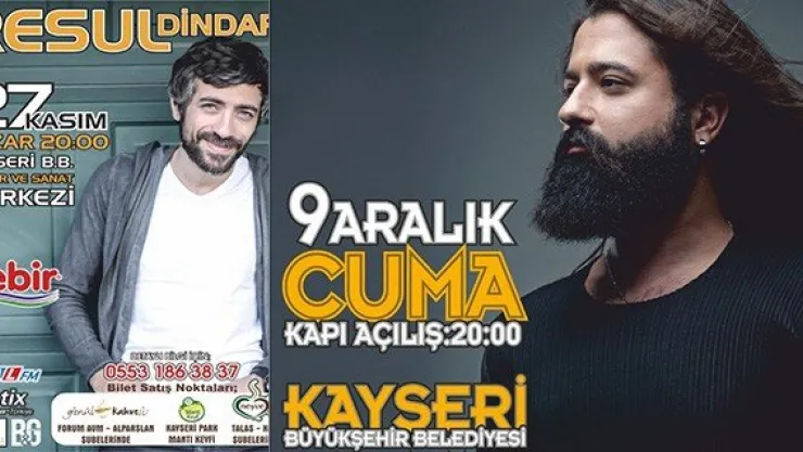 Resul Dindar yarın konser verecek