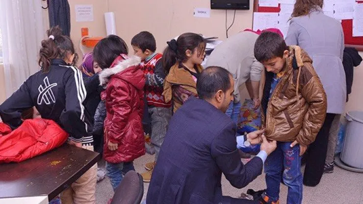 Kayseri'den Ceylanpınar'a yardım eli