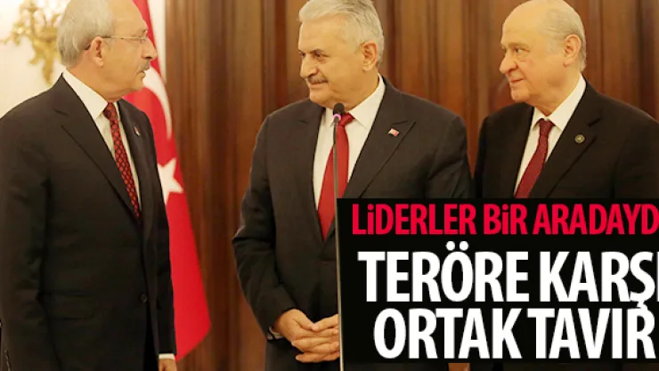 TERÖRE KARŞI ORTAK TAVIR