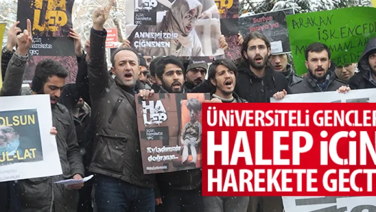 ÜNiVERSiTELi GENÇLER HALEP iÇiN HAREKETE GEÇTi
