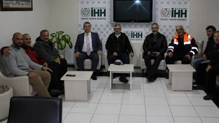 AFAD, Turkuaz ve İtfaiyeden İHH'ya ziyaret