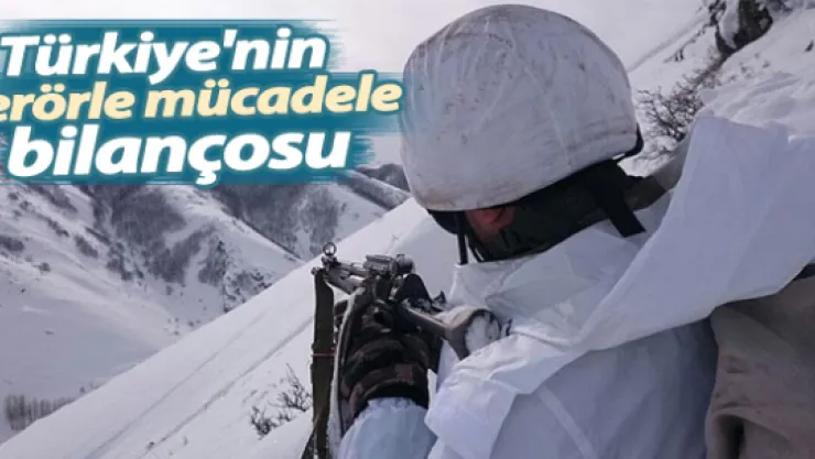 İçişleri Bakanlığı'ndan terörle mücadele bilançosu