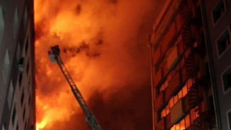 Kocasinan Belediyesi'nde yangın çıktı