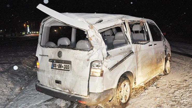 Yozgat'ta trafik kazası: 6 yaralı