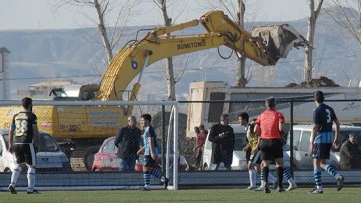 Amatörlerin beklediği tesis çalışmaları başladı
