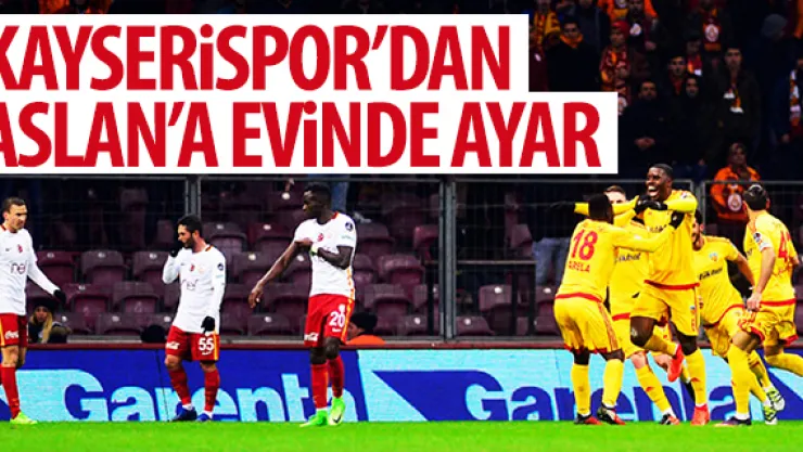 KAYSERiSPOR'DAN ASLAN'A EViNDE AYAR