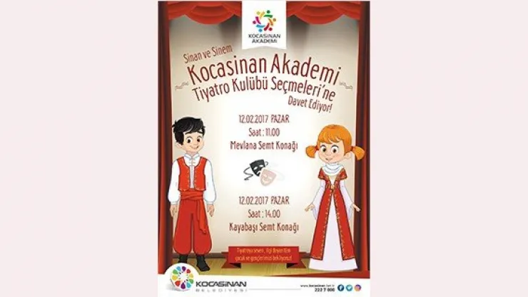 Kocasinan Akademi Tiyatro Kulübü Kuruldu