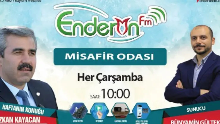 Misafir Odası'nın bu haftaki konuğu Özkan Kayacan