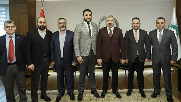 MÜSİAD yönetimi Başkan Çelik'i ziyaret etti