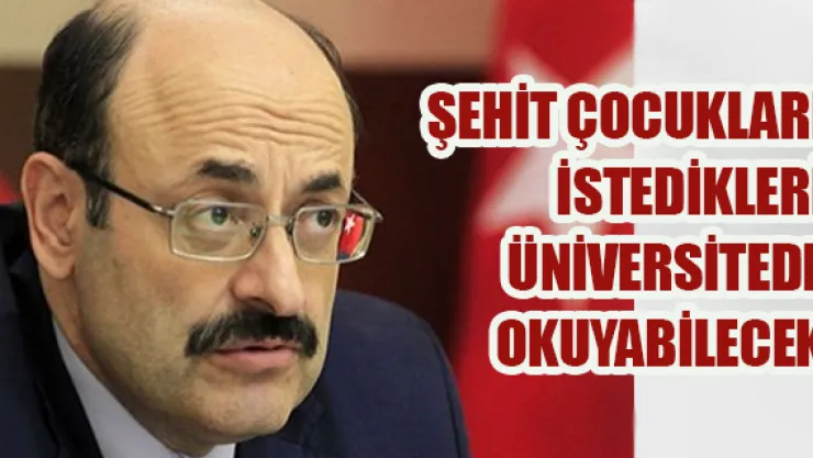 YÖK'ten şehit yakınlarına özel öğrenci statüsü