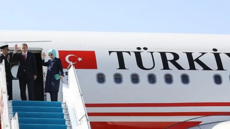 Cumhurbaşkanı Erdoğan Rusya'ya gitti