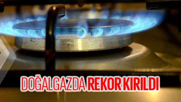 Doğalgazda rekor kırıldı
