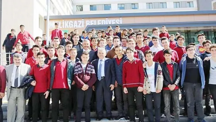 İmam Hatip Lisesi öğrencileri Melikgazi'de
