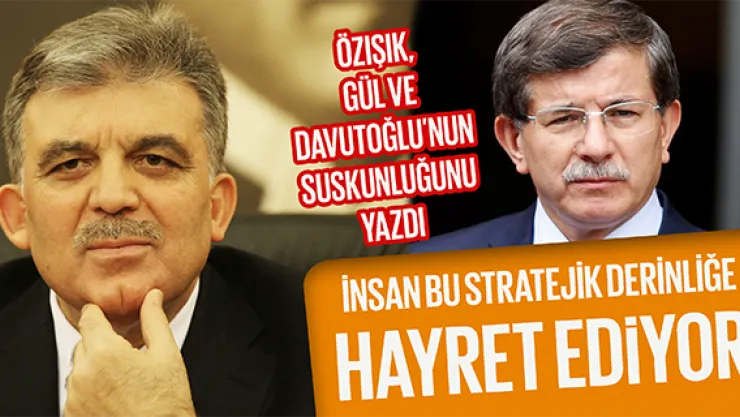 İNSAN BU STRATEJİK DERİNLİĞE HAYRET EDİYOR